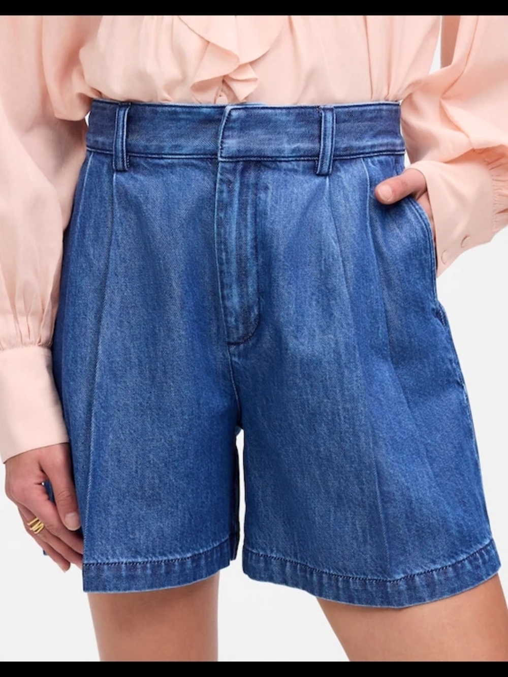 NWT Madewell High-Rise Blue Denim Women’s Shorts - 26
